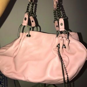 Pink leather Juicy Couture purse